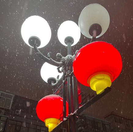 瑞雪兆豐年，微型鋼絲繩電動葫蘆吊糧忙